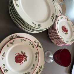 Christopher Radko Holiday Celebrations Service For 12
