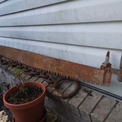 Antique 2 Man Cross Cut Saw 