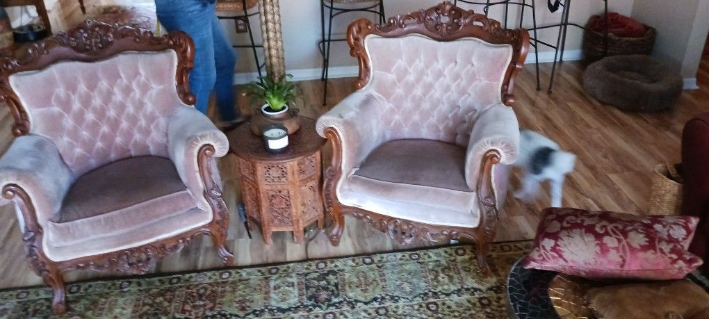 2 ANTIQUE CHAIRS $50.00 For Both PENDING ON SATURDAY