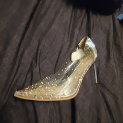 Clear Heels With Diamond Ascents