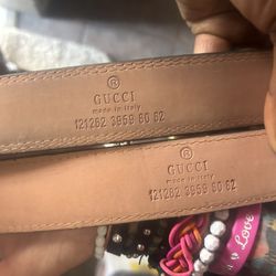 Verified Gucci Belts