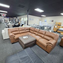Leather Sectional