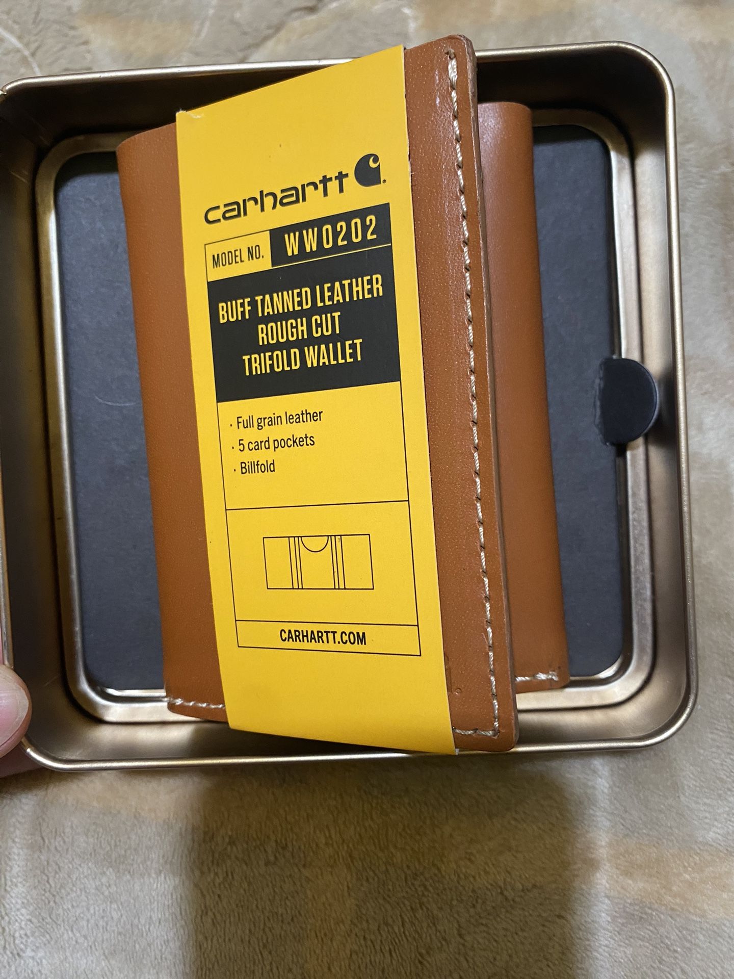 Carhartt Men’s Trifold, Durable Wallets,