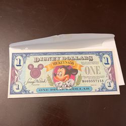 Mickey Mouse Dollar Bill
