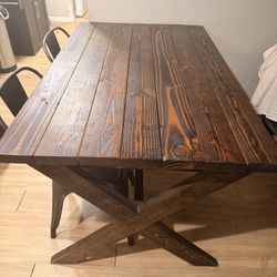 Handmade table With Chairs