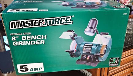 8 Inch Bench Grinder Masterforce