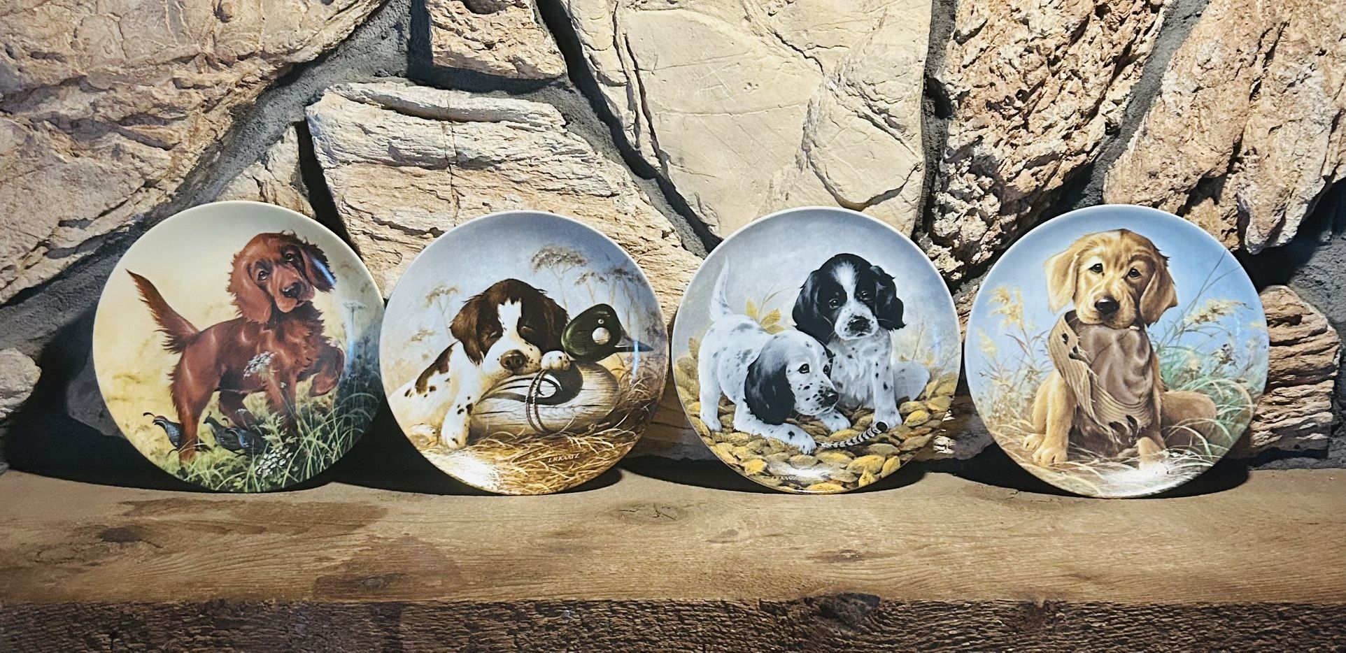 Edwin M. Knowles North America’s Oldest Name In Fine China Limited Edition Collectible Display Plates (Lot of 4) - VGC