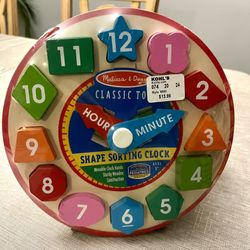 Melissa & Doug Educational Clock