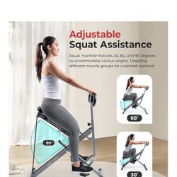 Great Sitting Squat Machine Also works Legs and arms. 