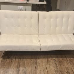 White Lounge Love Seat