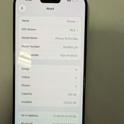 iPhone 15 Pro Max Unlocked 