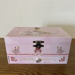 Sweet Musical Jewelry Box with Pullout Drawer and dancing Ballerina Girl
