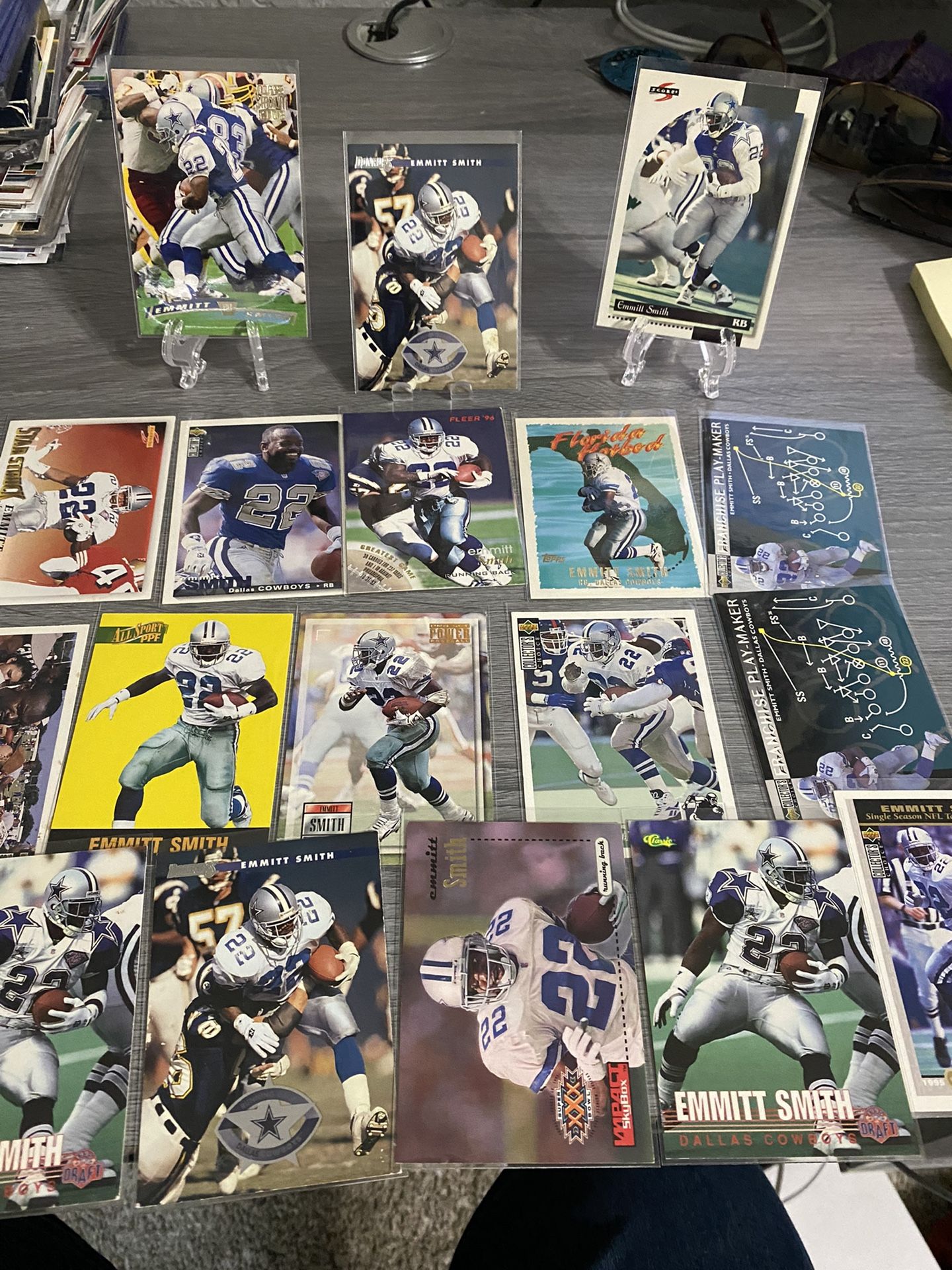 Emmitt Smith Football Card Lot 