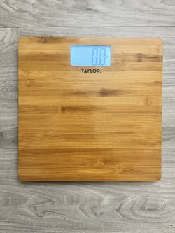 Taylor Digital Bamboo Bathroom Scale