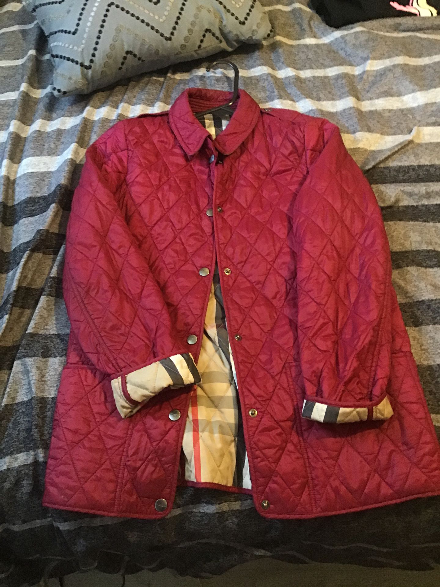 Burberry jacket size 14