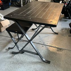 Sturdy Table w/ Three Stools