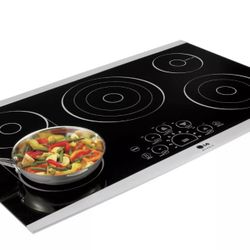Brand New LG 36" Electric Cooktop - Model LSCE365ST