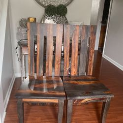 Jadu Accent Dining Chairs Solid Wood