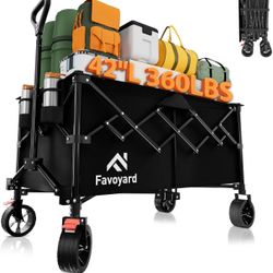 Favoyard Collapsible Wagon Carts