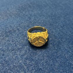 10k Gold Mercedes Benz Ring 