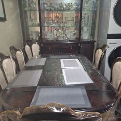 China Cabinet And Table Set 