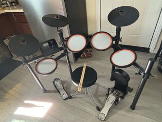 Electronic Drum Set with Stool & Drumsticks
