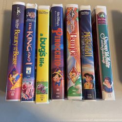 Disney VHS movies 