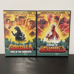 Godzilla King Of Monsters + Terror Of Mechagodzilla DVD Movie Bundle Original