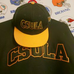 2012 California State University Los Angeles CSULA Snapback Hat And Crewneck Sweatshirt Sweater 