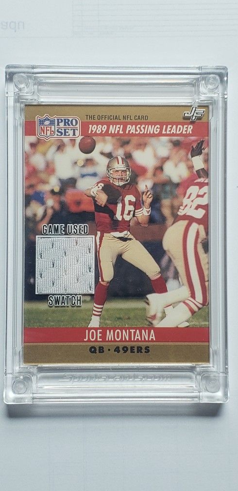 Joe Montana Jersey Fusion Card