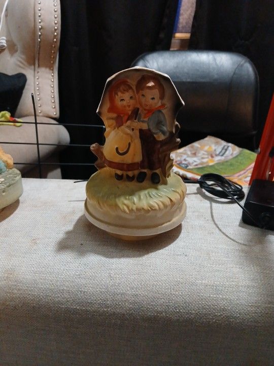 Porcelain  Figurine  Boy & GIRL 