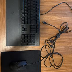 Razer Mouse + Keyboard + Mousepad