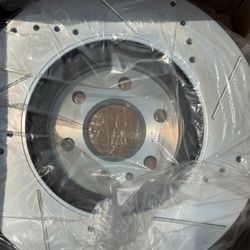 Front Rotors And 2 Sets Pads For 2015 Cadillac SRX