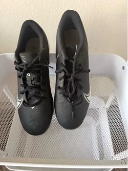Nike Mens Vapor Edge Shark CD0074-001 Black Football Cleats Shoes Size 8.5