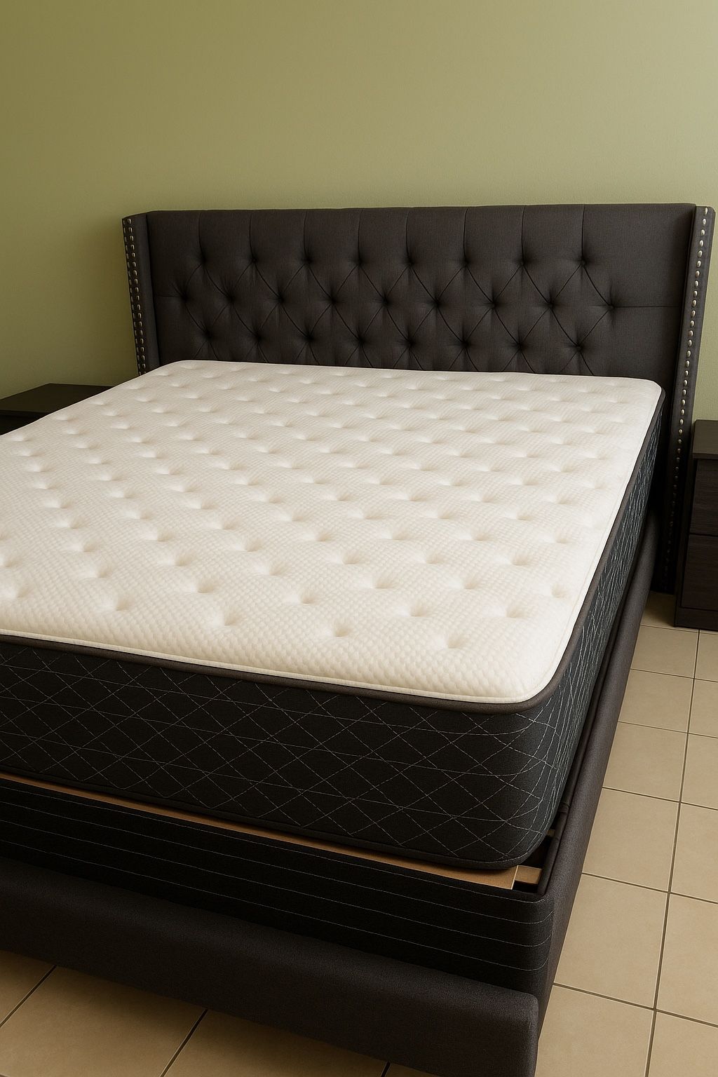 New Queen Mattress And Box Spring 2 Pc. Bed Frame Is Not Included