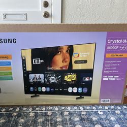 Samsung 55” Smart TV - Crystal UHD U8000F 4K (2025 Model)