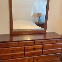 Dresser And Mirror Good Condition Reduced From $200