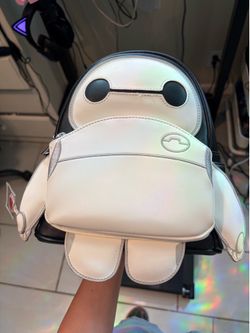 Loungefly Disney, big hero six Baymax cosplay backpack