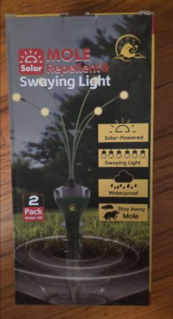 Solar Mole Repellent Swaying Light