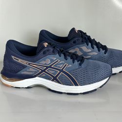 Asics Womens Gel Flux 5 T861N Blue Running Shoes Sneakers Size 9
