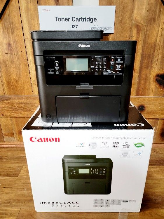 Canon imageCLASS MF249DW All-in-One Laser Printer Black Ink Wifi Mobile Airprint 28ppm