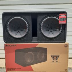 NEW! Dual 12 Inch Kicker Comp R Subwoofer