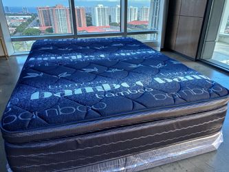 $250  black series Queen pillow top mattress only brand new free delivery same day