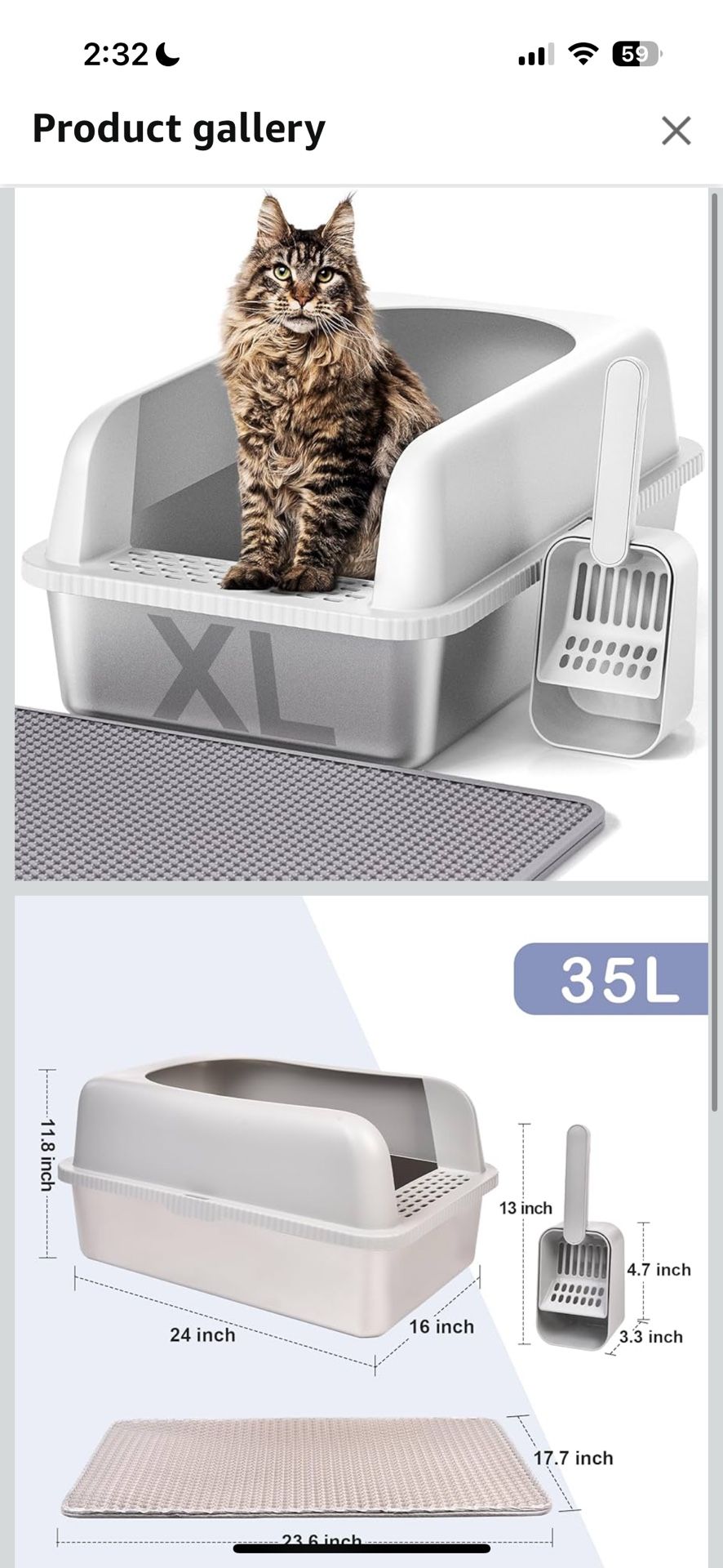 XL Cat Litter Boxes