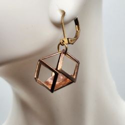 Caged Crystals Earrings