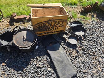Wenzel cast iron cook set.