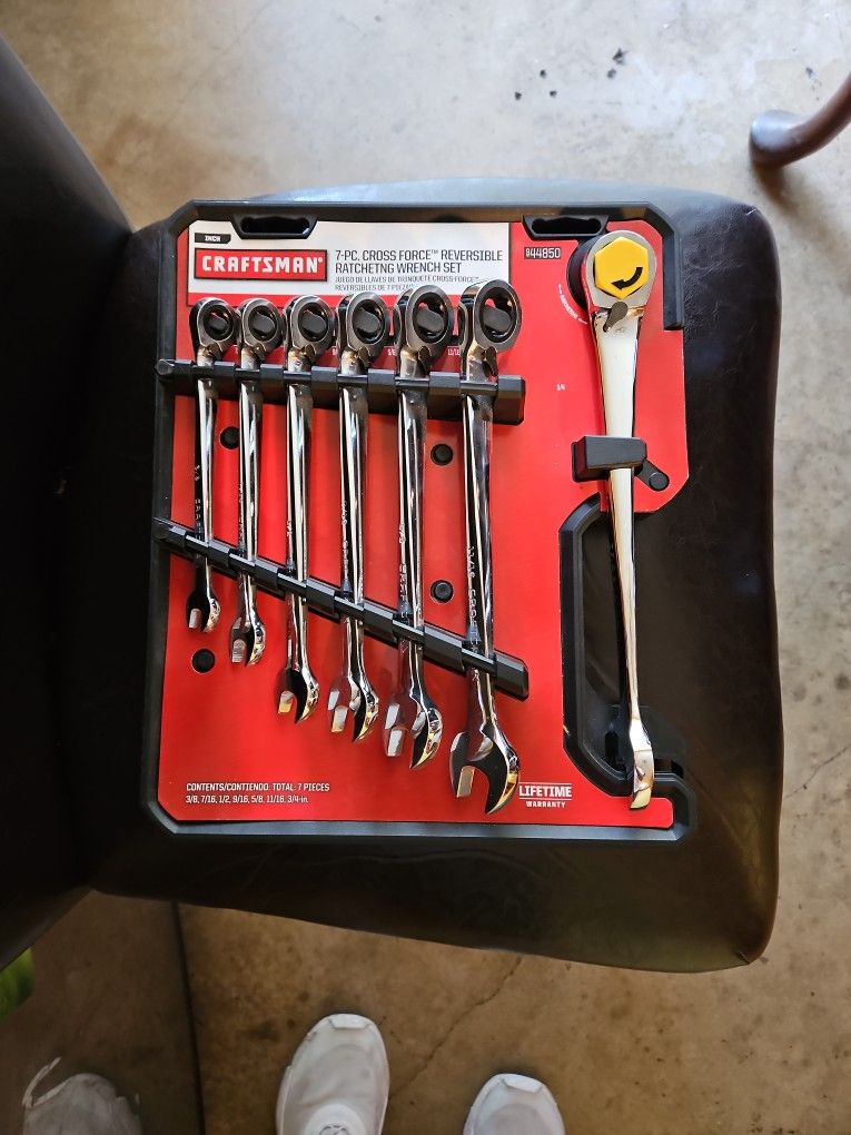 Craftsman 7pc Cross Force Ratcheting Wrench