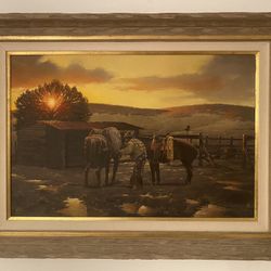 Oil on canvas by Héctor Morales