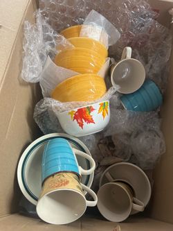 Large Dish Set Bundle – Plates, Cups, Bowls & Serving Pieces