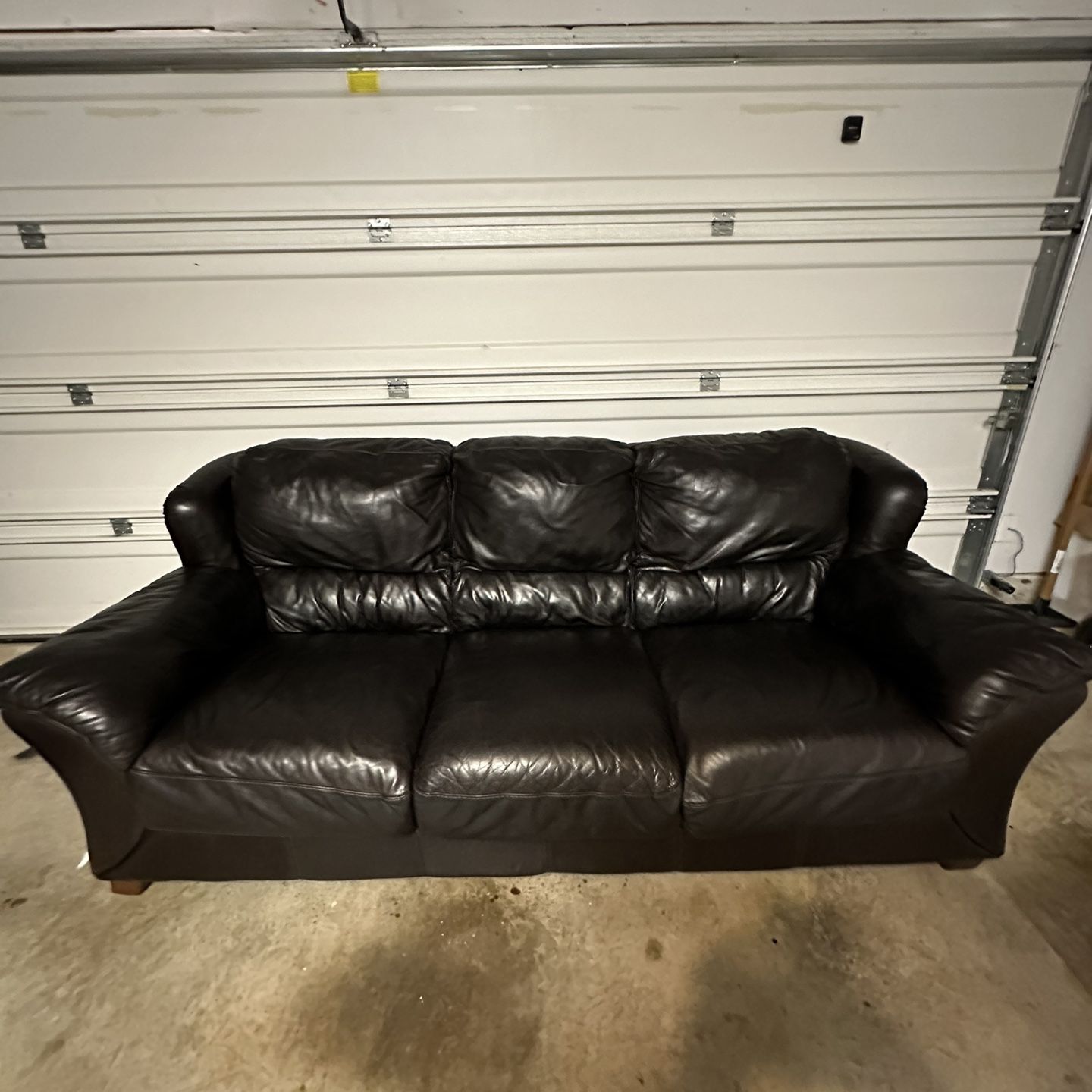 Black 3 Seat Sofa 